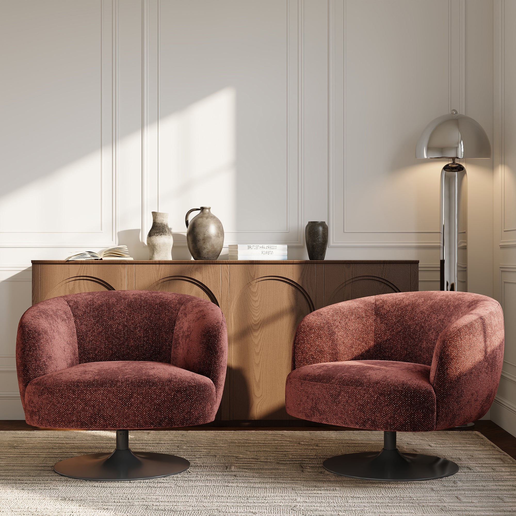 sia-deco-jena-oska-fauteuil-pivotant-bordeaux-enveloppant image 2