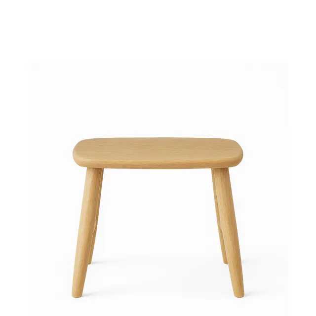 sia-deco-charlie-tabouret-ch-ne-40-cm-beige-bois-massif image 1