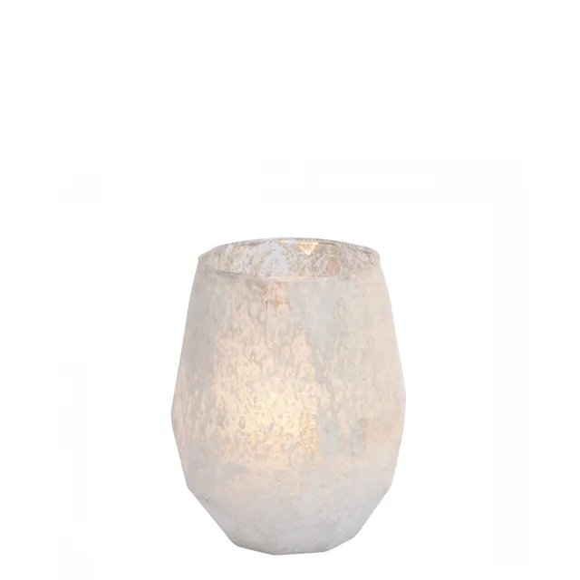 sia-deco-nora-photophore-snowy-photophore-verre-blanc-18-cm image 1