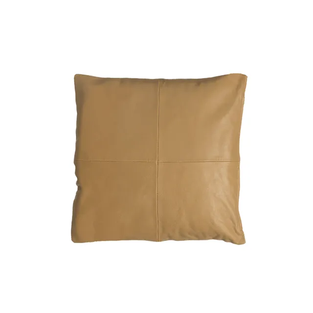 sia-nola-george-housse-de-coussin-marron-40x40-cuir image 1