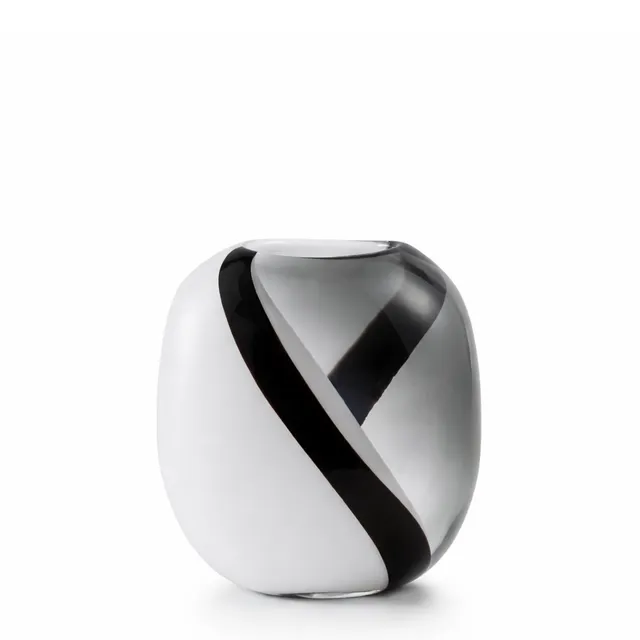 sia-antica-alaska-vase-en-verre-souffl-blanc-22-cm image 1