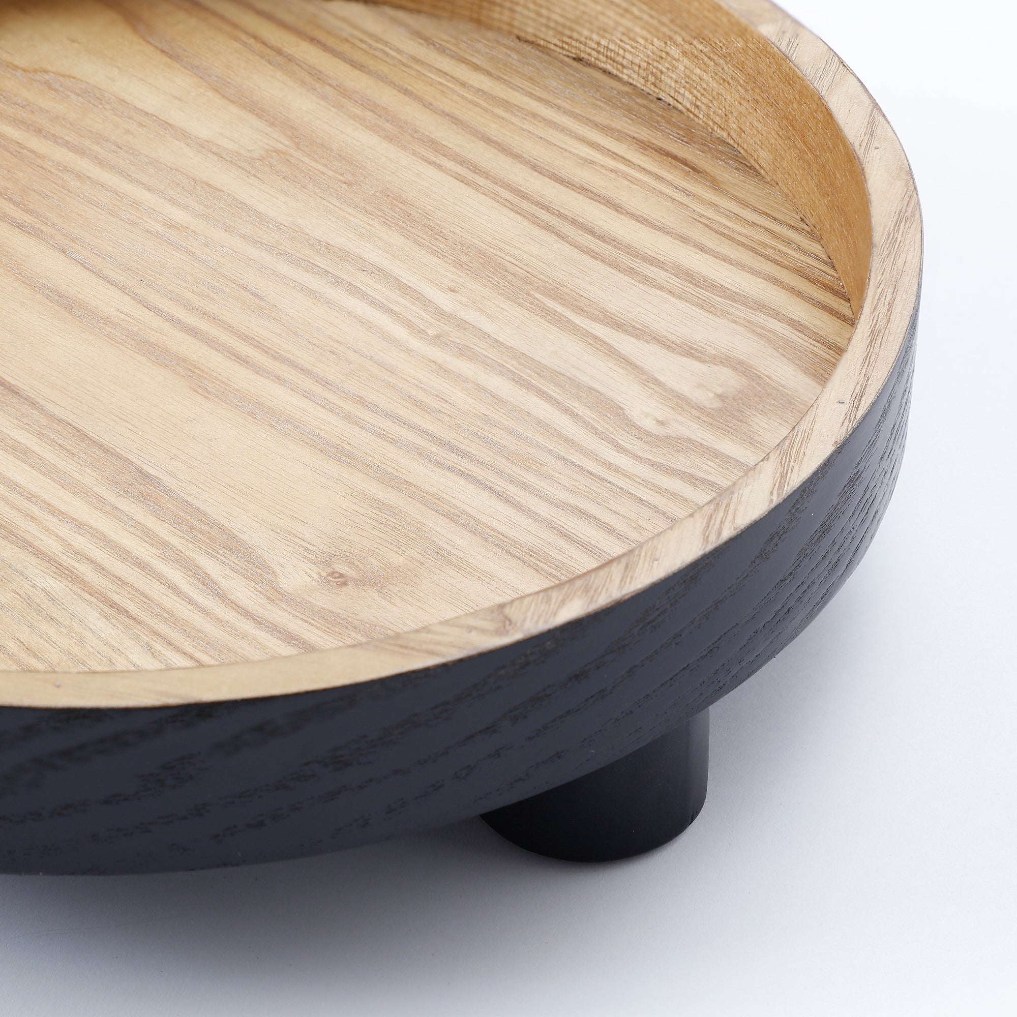 sia-deco-noah-noa-plateau-d-coratif-rond-noir-lot-de-2-bois image 3