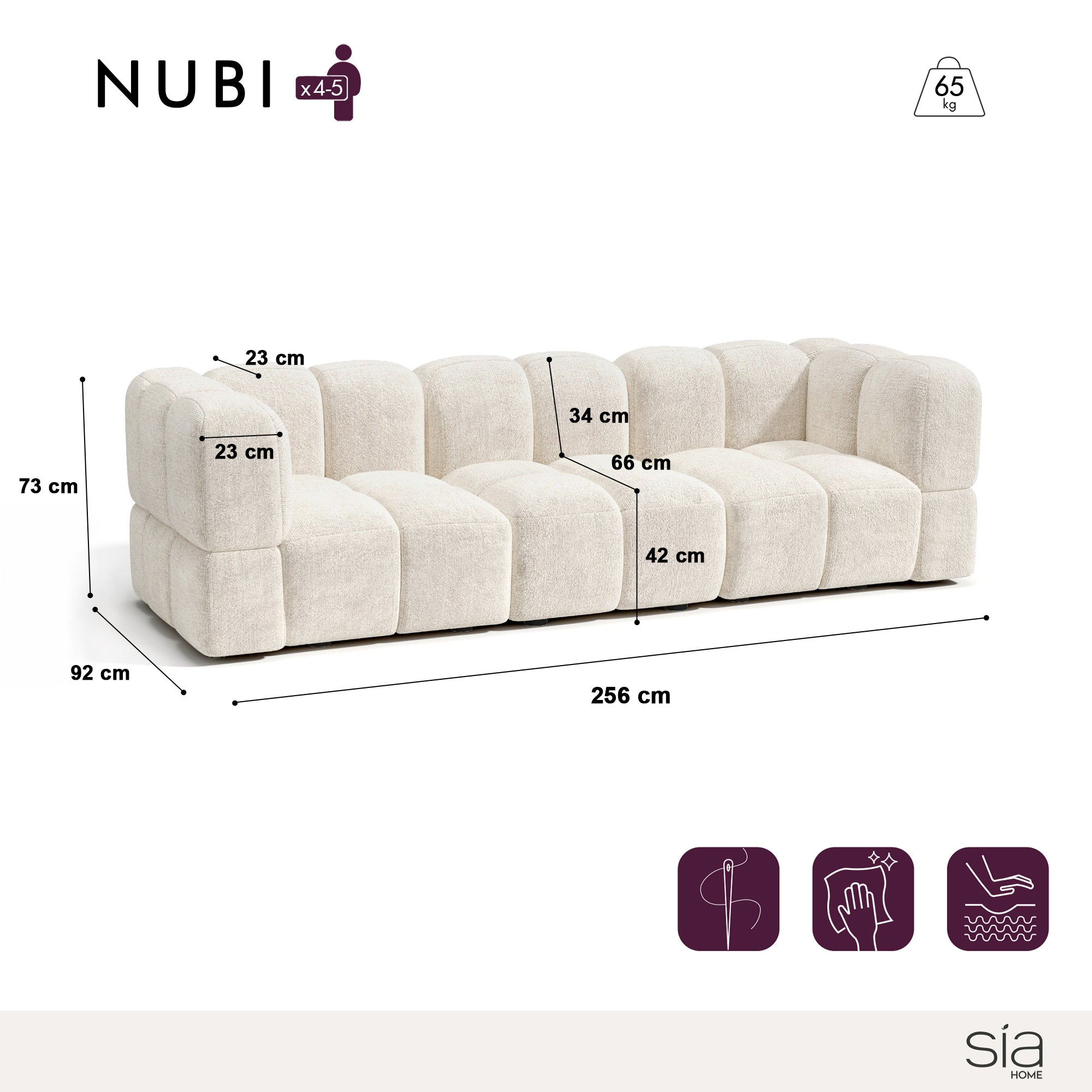 sia-deco-nubi-canap-modulable-droit-4-places-256-cm image 3