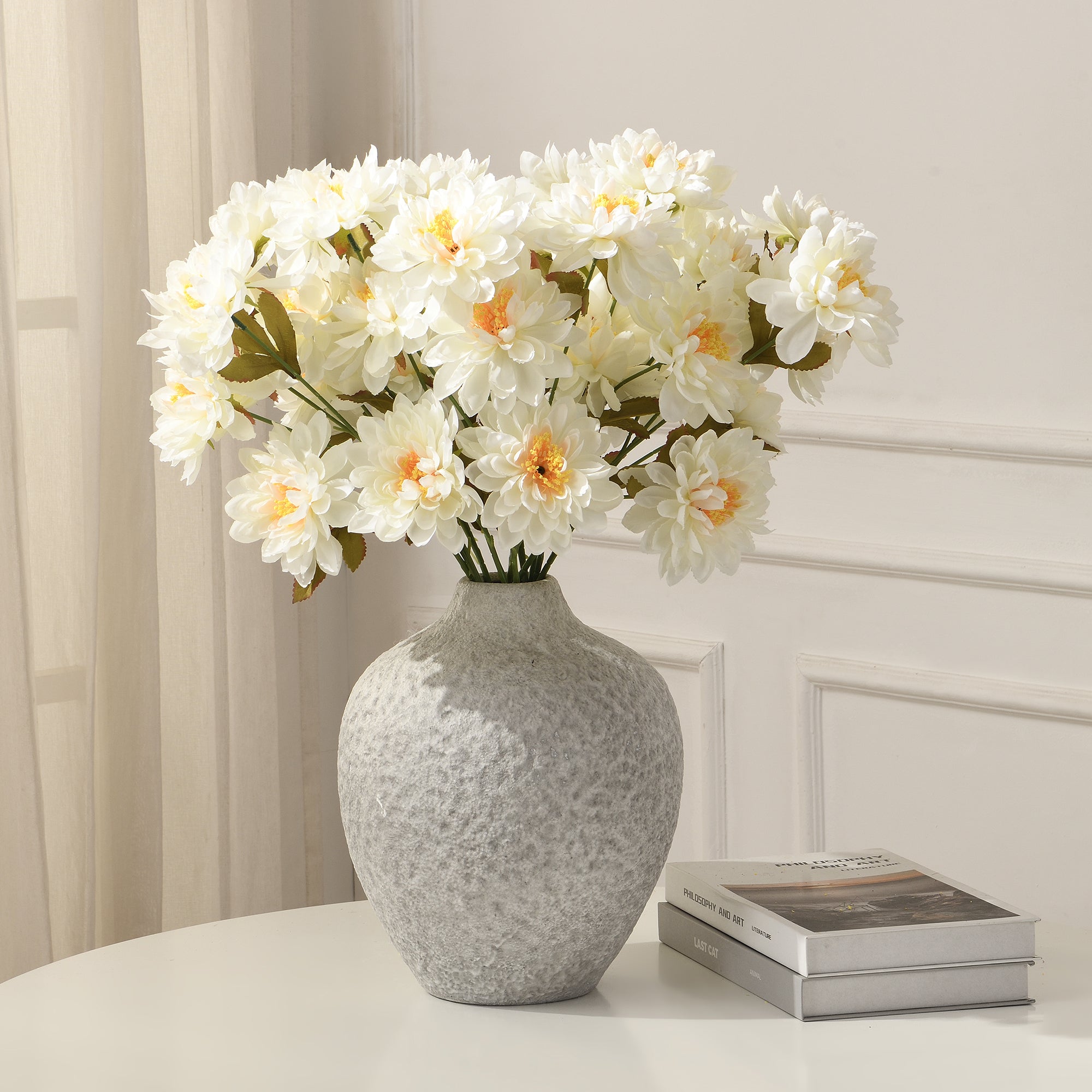 sia-deco-noah-tige-dahlia-3-fleurs-blanc-63-cm image 2
