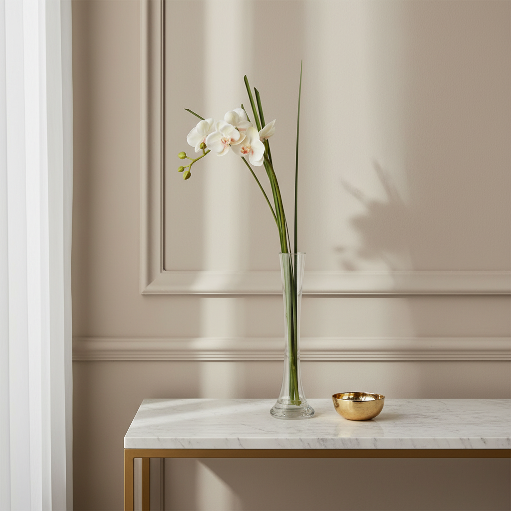 sia-deco-noah-orchid-e-eau-60-cm-cr-me-verre image 2