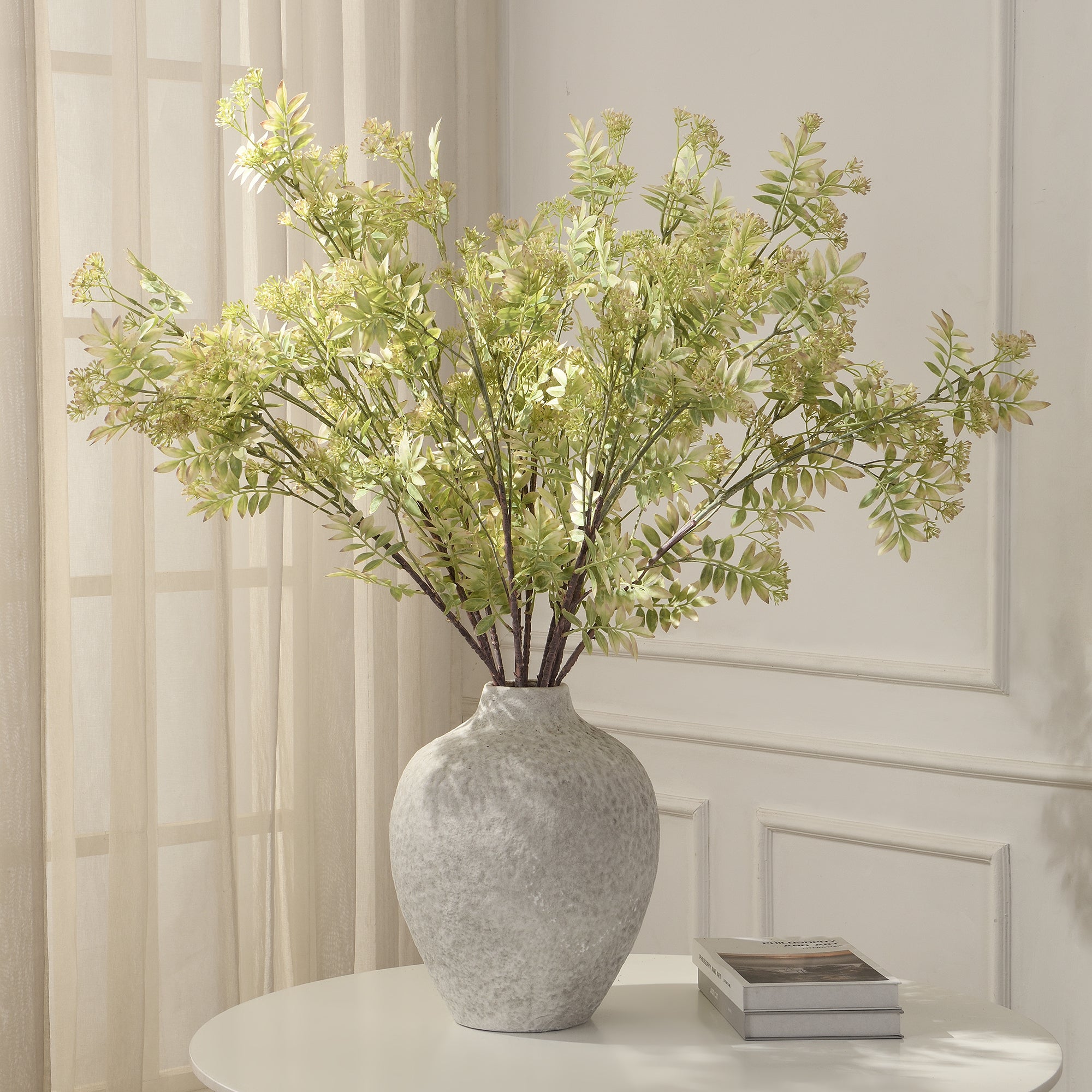 sia-deco-noah-feuillage-artificiel-blanc-rose-110-cm image 2