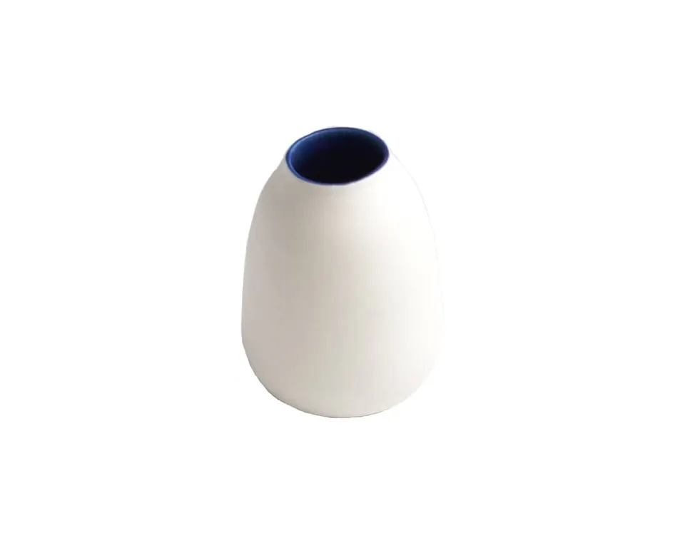 am-cla-vase-soliflore-porcelaine-blanc-int-rieur-bleu-8-cm image 1