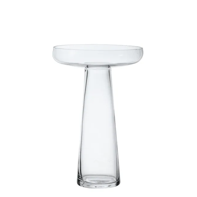 sia-deco-antica-soucoupe-vase-verre-transparent-27cm image 1