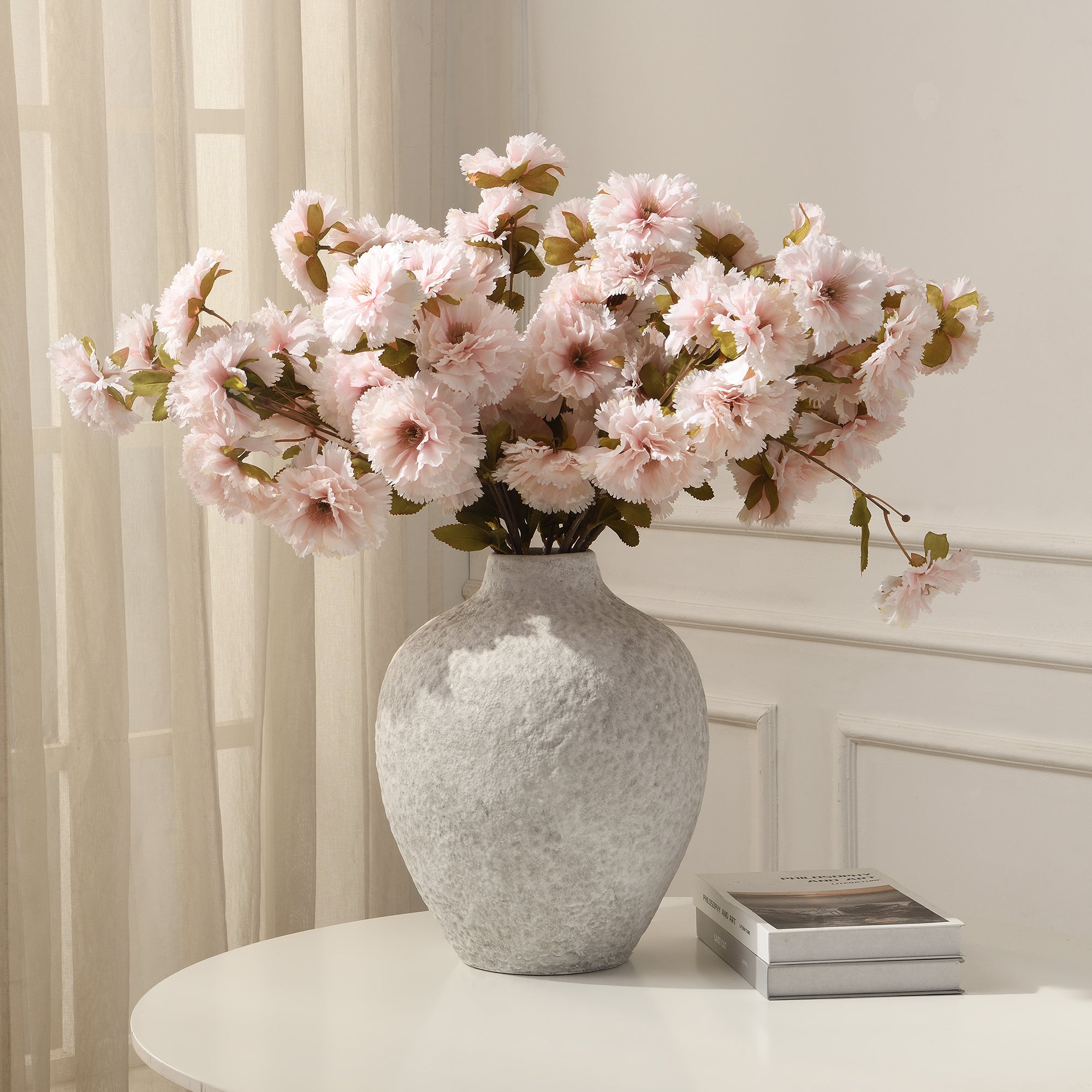 sia-deco-noah-illet-tige-fleur-artificielle-70-cm-cr-me image 2