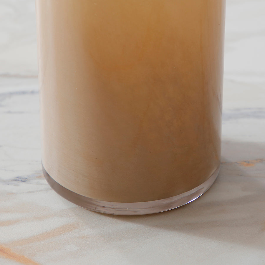 sia-deco-antica-vase-en-verre-nude-beige-34-cm image 4