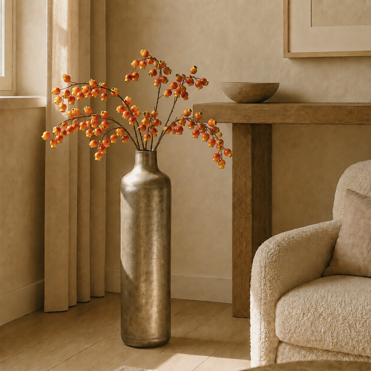 sia-noah-branche-glantier-orange-90-cm-baies image 2
