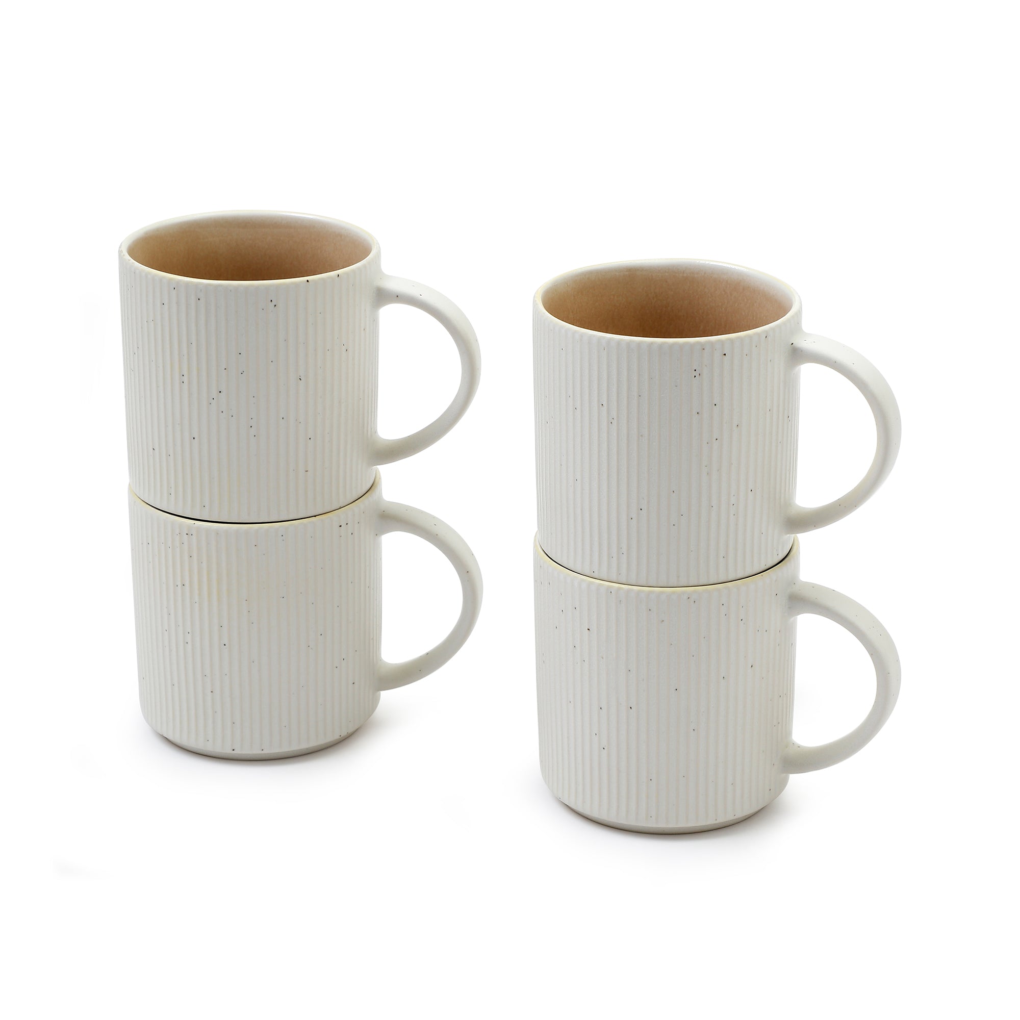 sia-alba-amsterdam-lot-4-tasses-beige-en-gr-s image 1
