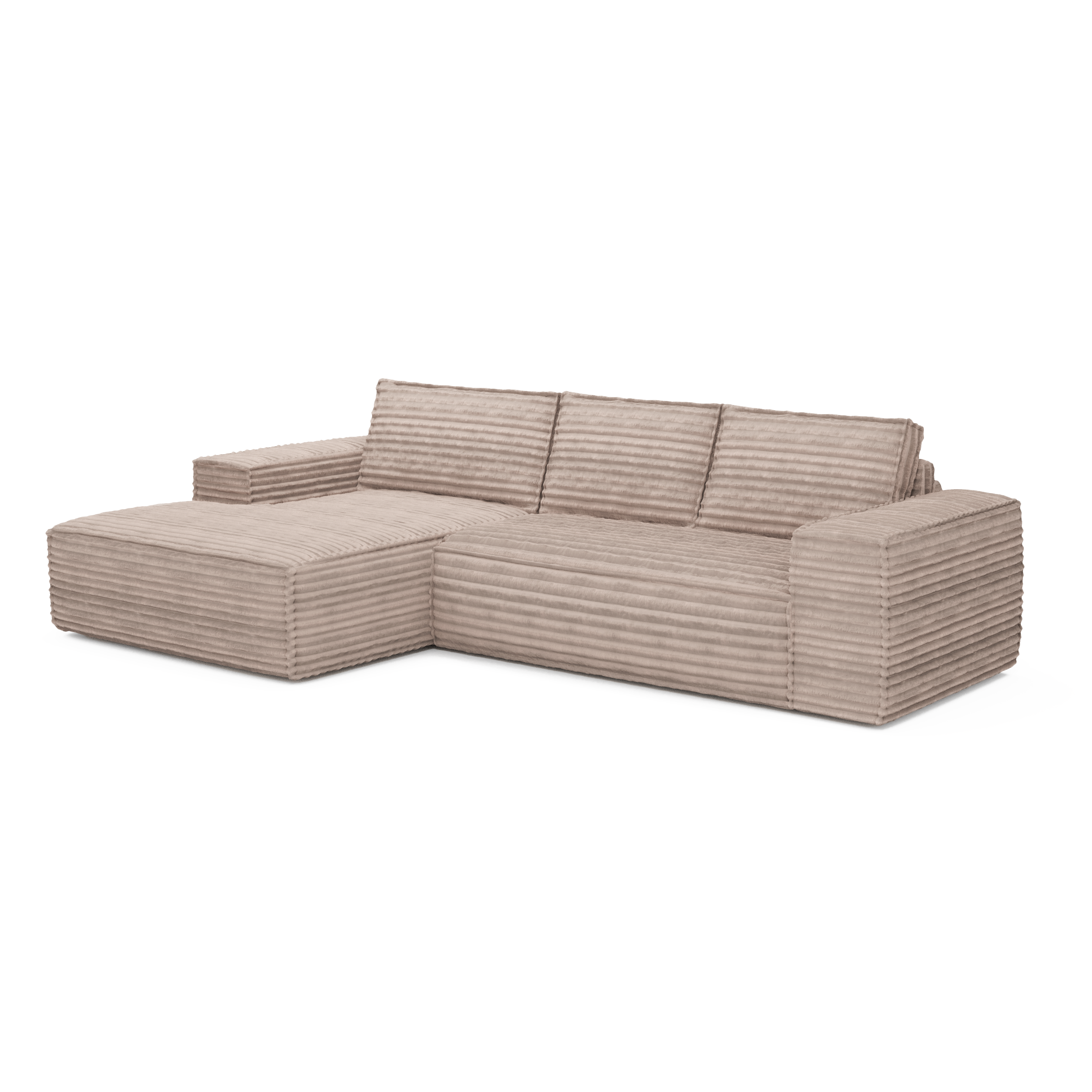 sia-deco-joan-canap-convertible-angle-gauche-taupe-matelas image 3