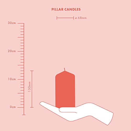 bolsius-bougies-piliers-130x70-mm-bougie-blanche-lot-8-43h image 6