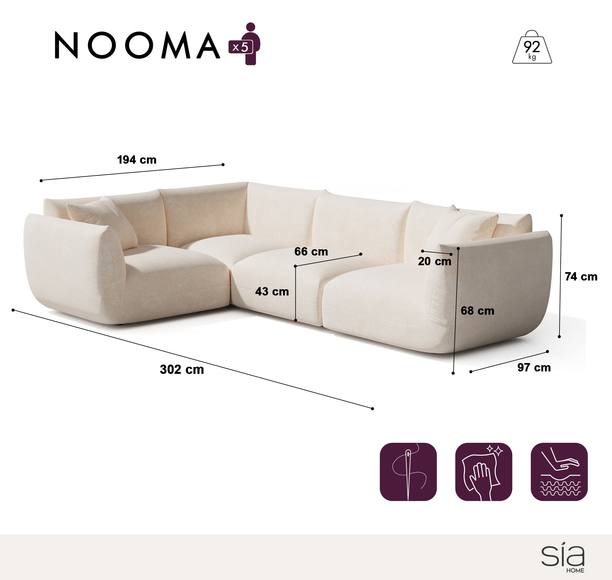 sia-deco-nooma-canap-d-angle-gauche-modulable-5-6-places image 5