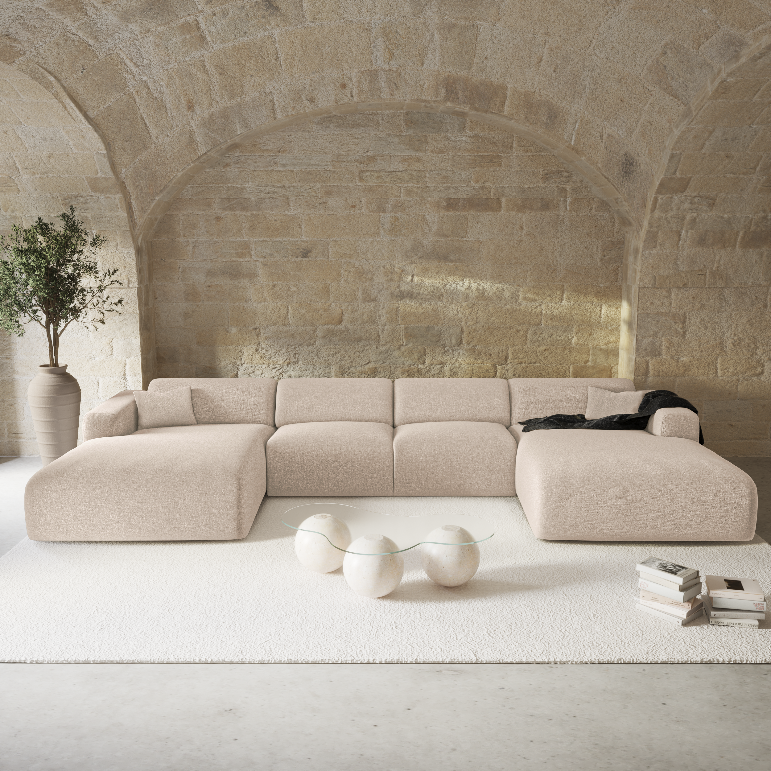 sia-deco-myra-canap-sym-trique-beige-5-places-panoramique image 2