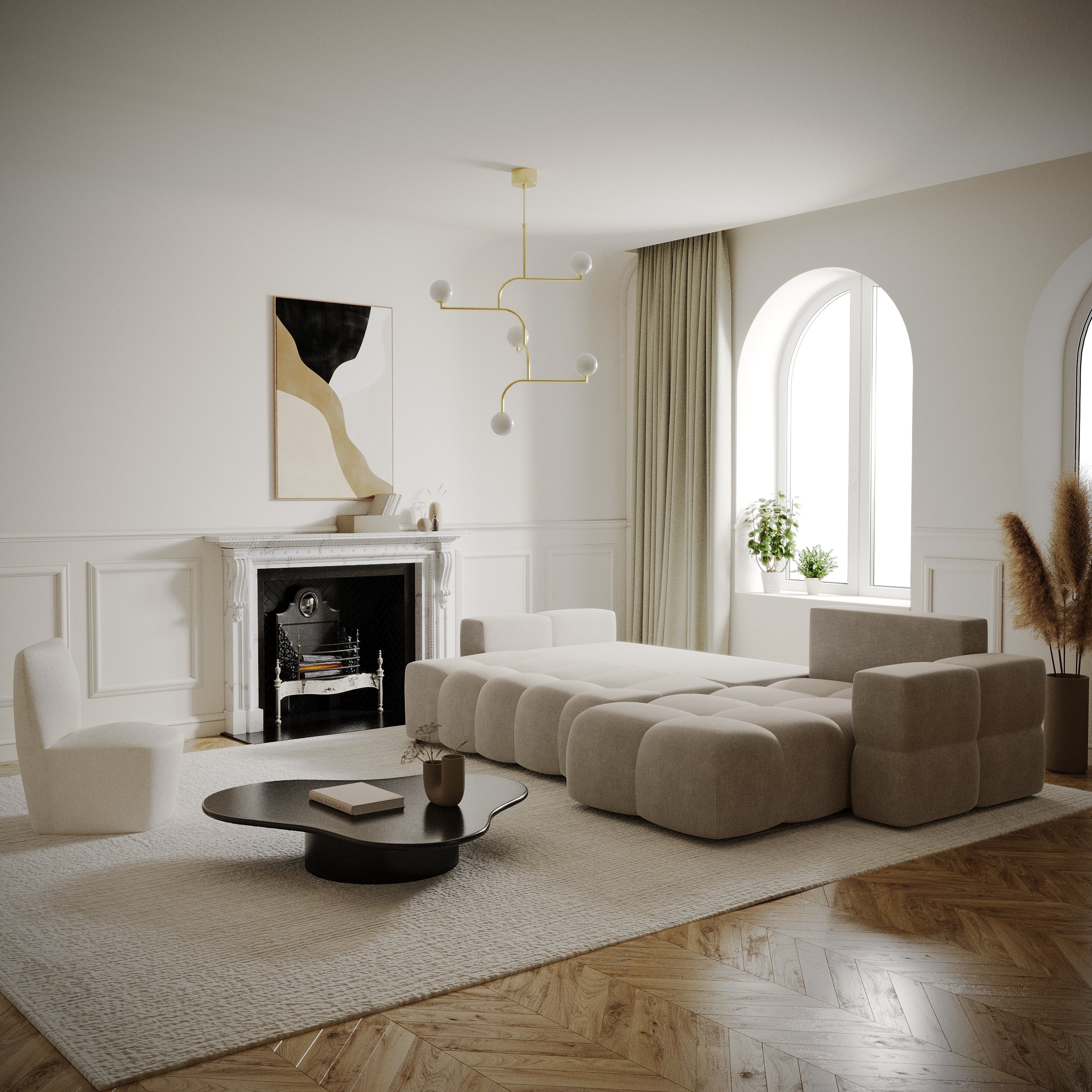 sia-deco-gabriel-canap-angle-gauche-convertible-taupe image 3