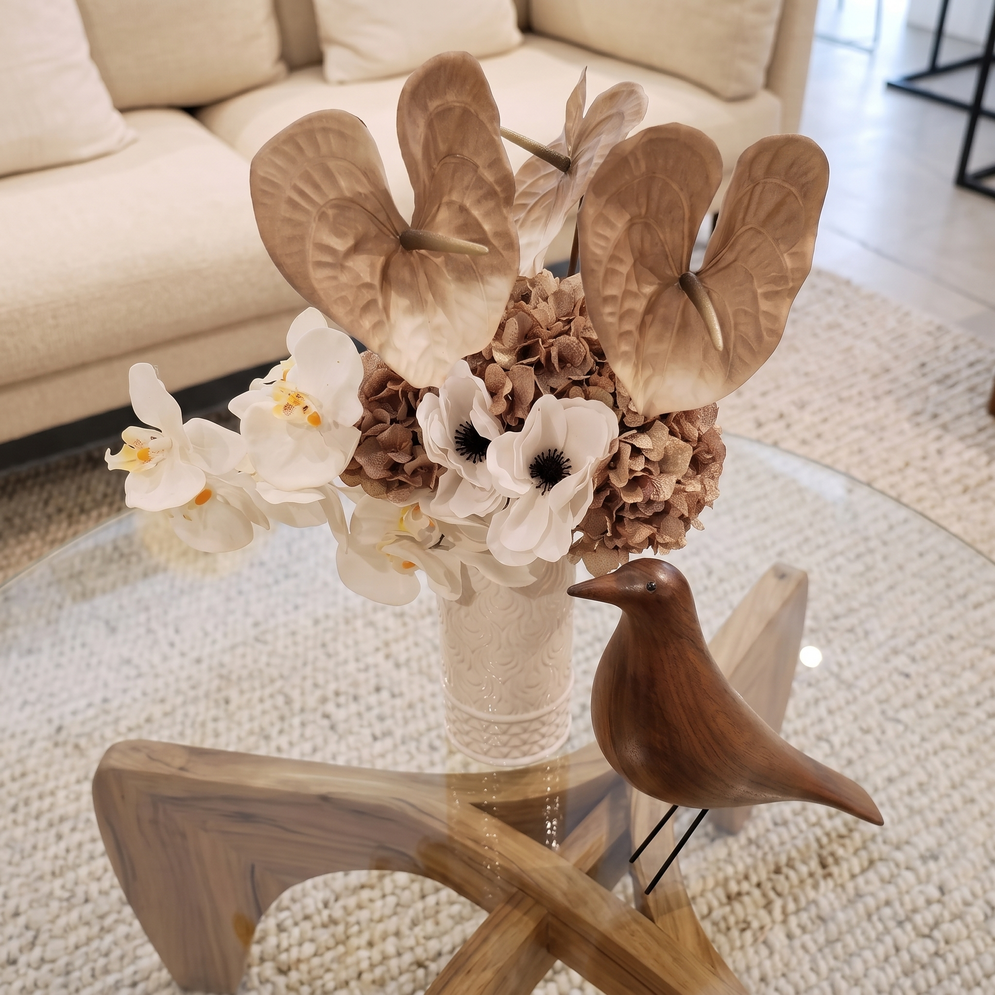 sia-deco-noah-anthurium-ombr-fleur-artificielle-marron-76-cm image 4