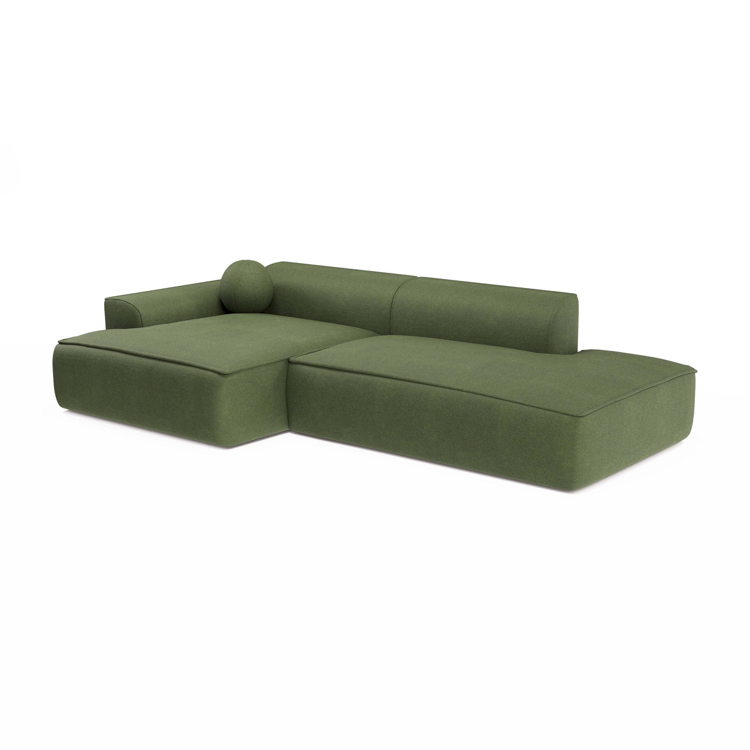 sia-ania-canap-angle-gauche-vert-olive-spacieux image 3