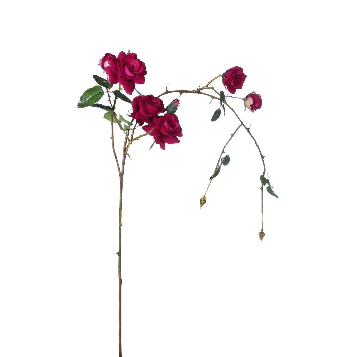 sia-deco-noah-tige-rose-tombante-fuchsia-125-cm-artificielle image 1