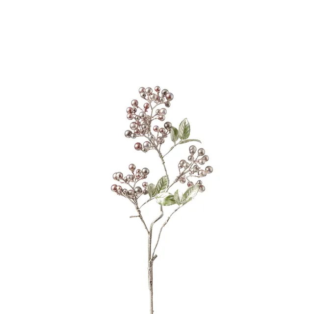 sia-noah-branche-baies-51-cm-argent-m-tallique image 1