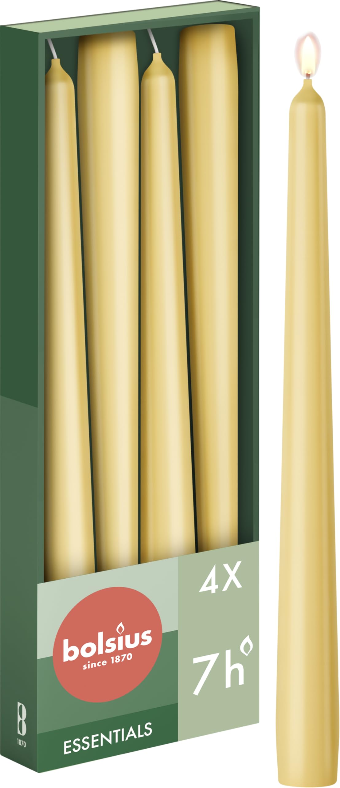 bolsius-bougies-de-d-ner-effil-es-lot-de-4-vert-24-5-cm-sans-parfum image 6
