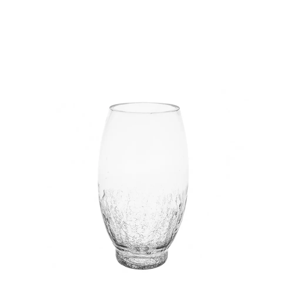 sia-deco-alba-vase-ovale-transparent-35-cm-verre-souffl image 1