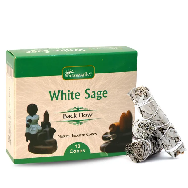 aromatika-backflow-c-nes-d-encens-sauge-blanche-lot-120-purifiant image 1