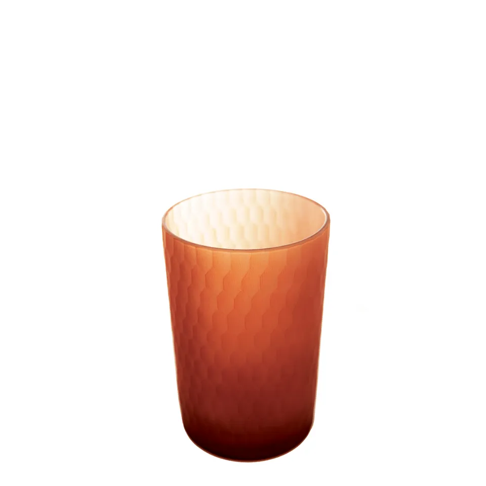 sia-deco-nora-one-photophore-verre-orange-18-cm image 1