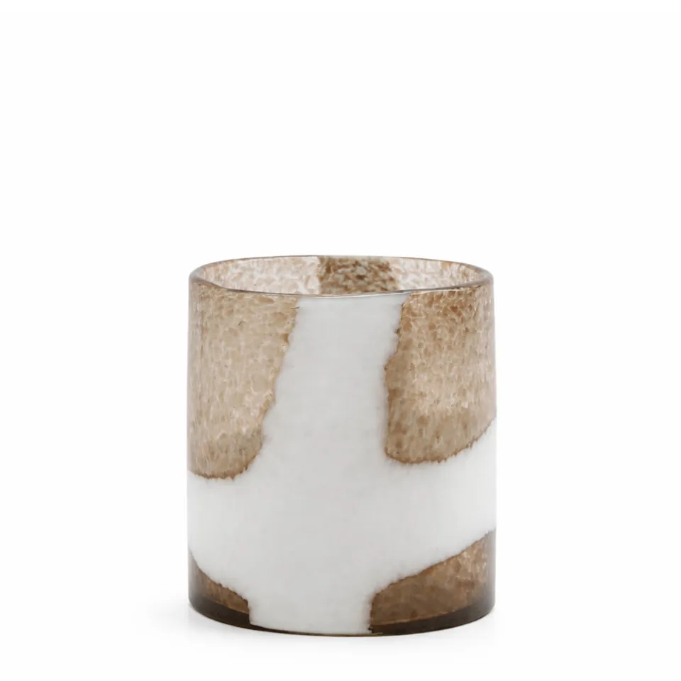 sia-antica-mirage-vase-verre-souffl-marron-20-cm image 1