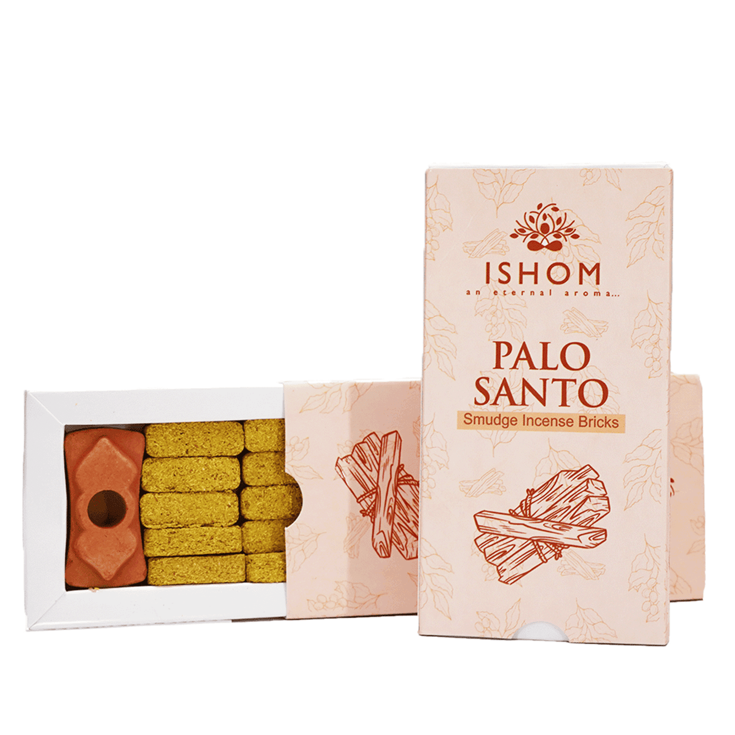 ishom-smudge-briques-d-encens-palo-santo-x15-purification image 2