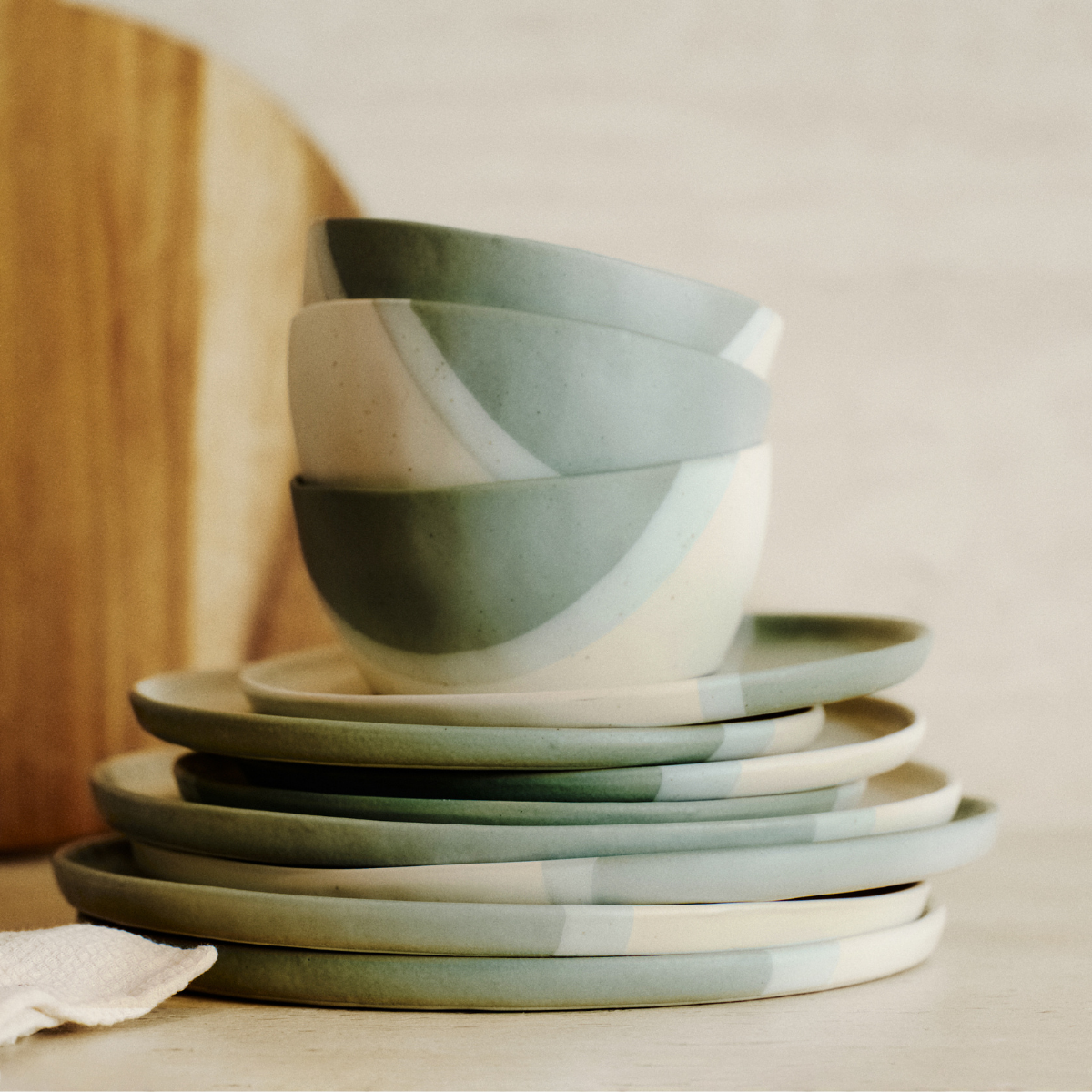 sia-matty-service-4-assiettes-dessert-gr-s-vert-21-7-cm image 8