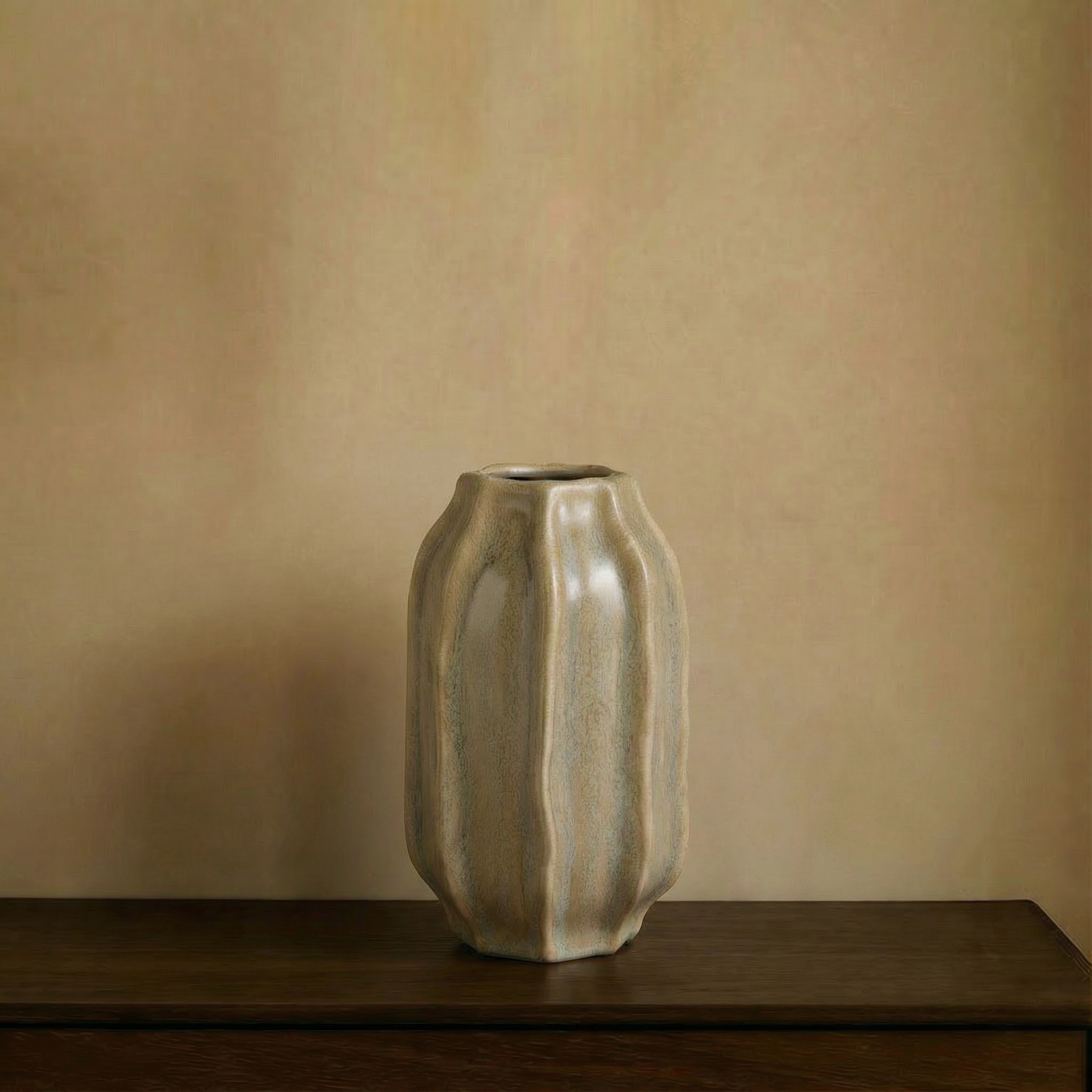 sia-antica-wabi-vase-c-ramique-22-cm-beige-clair image 2