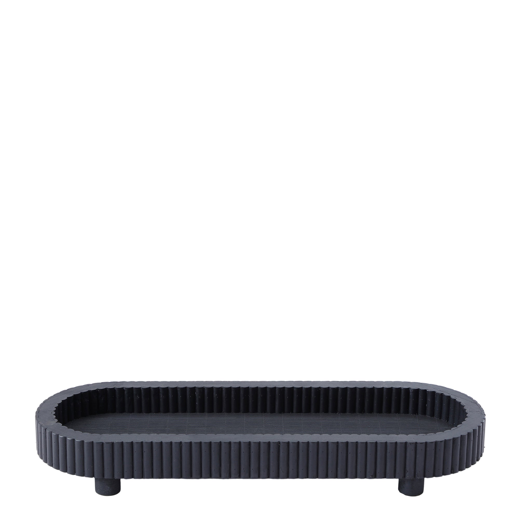 sia-deco-arlo-palma-plateau-d-coratif-bois-noir-45-cm image 1