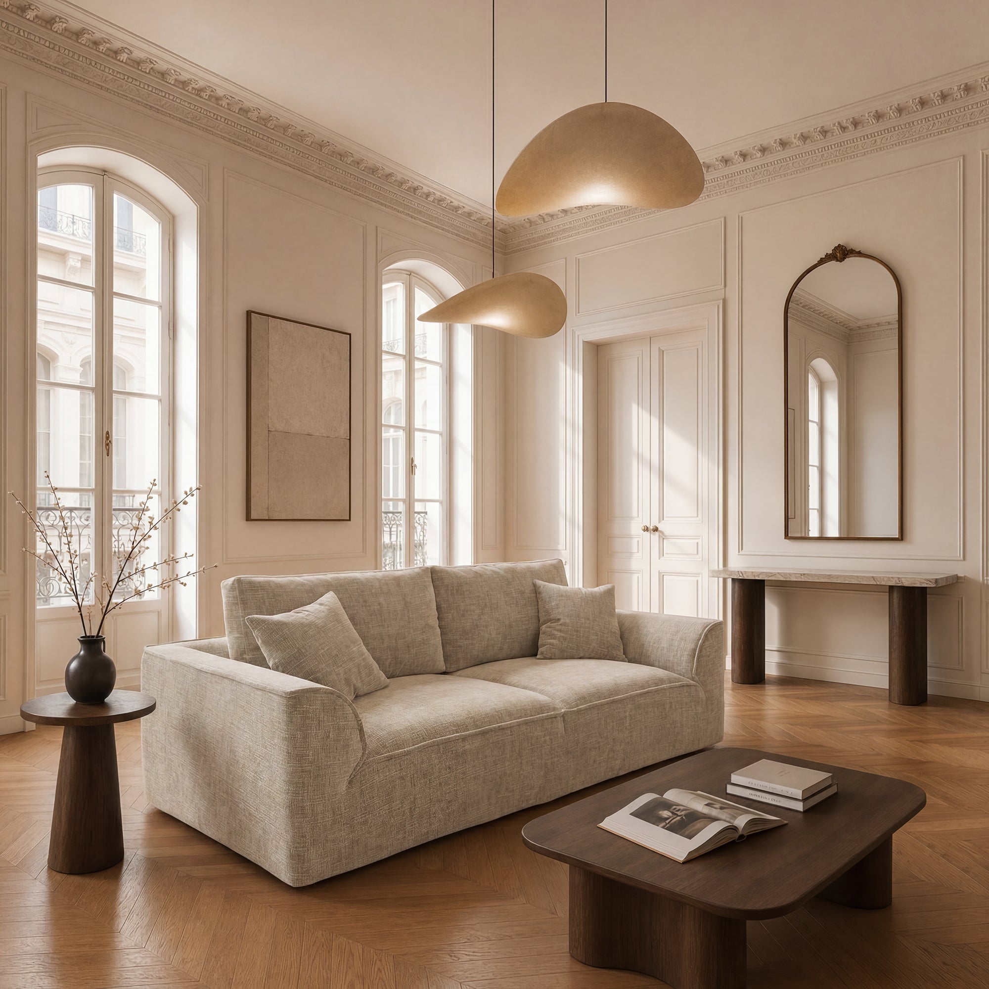 sia-deco-haussmann-canap-pure-3-places-cr-me-velours-chenill image 8