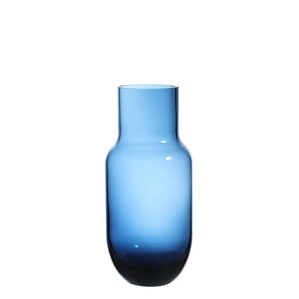 sia-antica-vase-bottle-bleu-30-cm-verre-transparent image 1