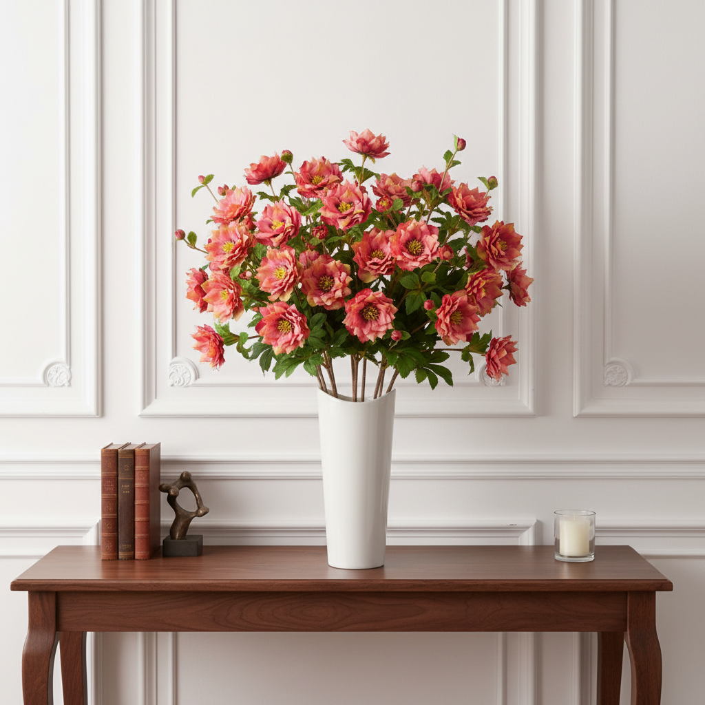 sia-noah-helleborus-tige-artificielle-49-cm-rose-jaune image 2