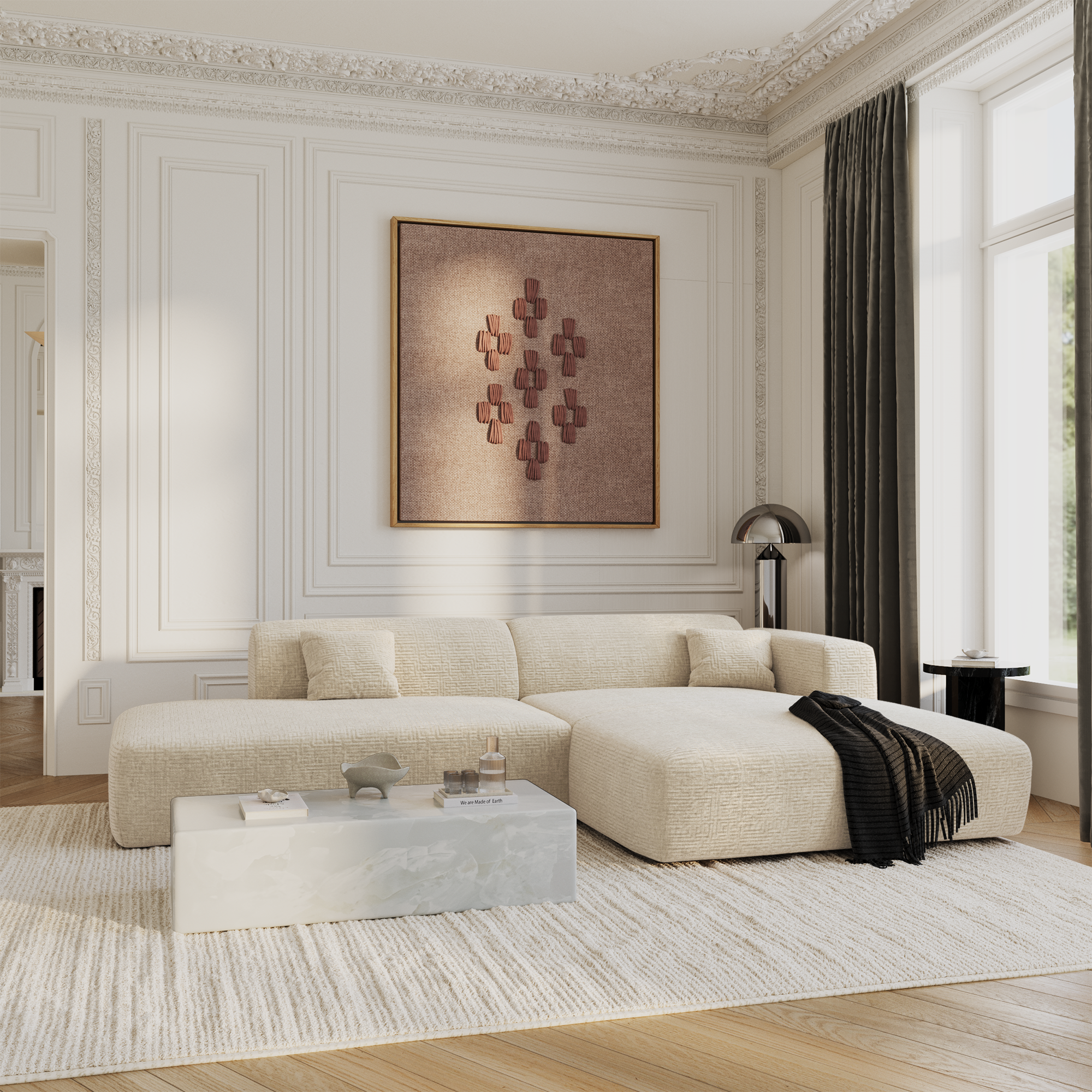 sia-myra-canap-d-angle-droit-ouvert-5-places-cr-me image 2