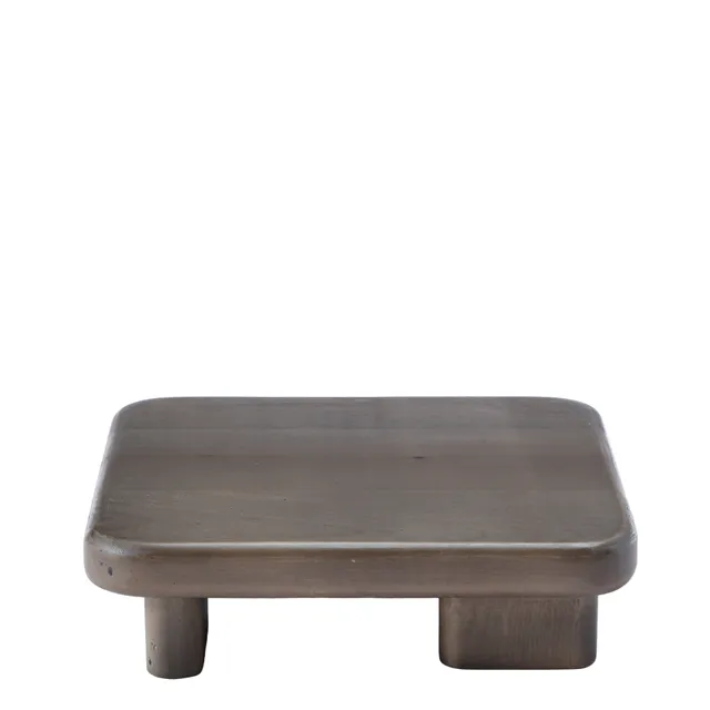 sia-deco-arlo-plateau-soho-carr-bois-marron-24-cm image 1