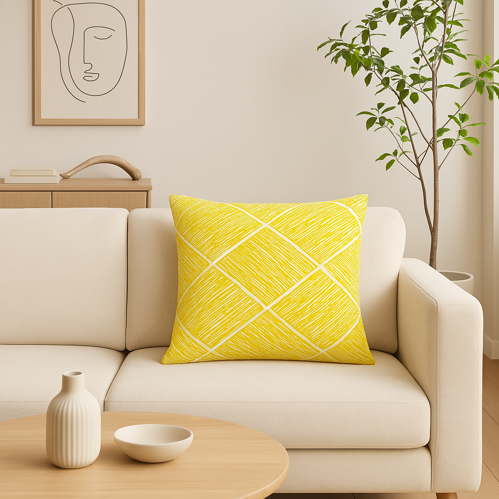 sia-deco-nola-smile-housse-coussin-jaune-40x40-motifs image 5