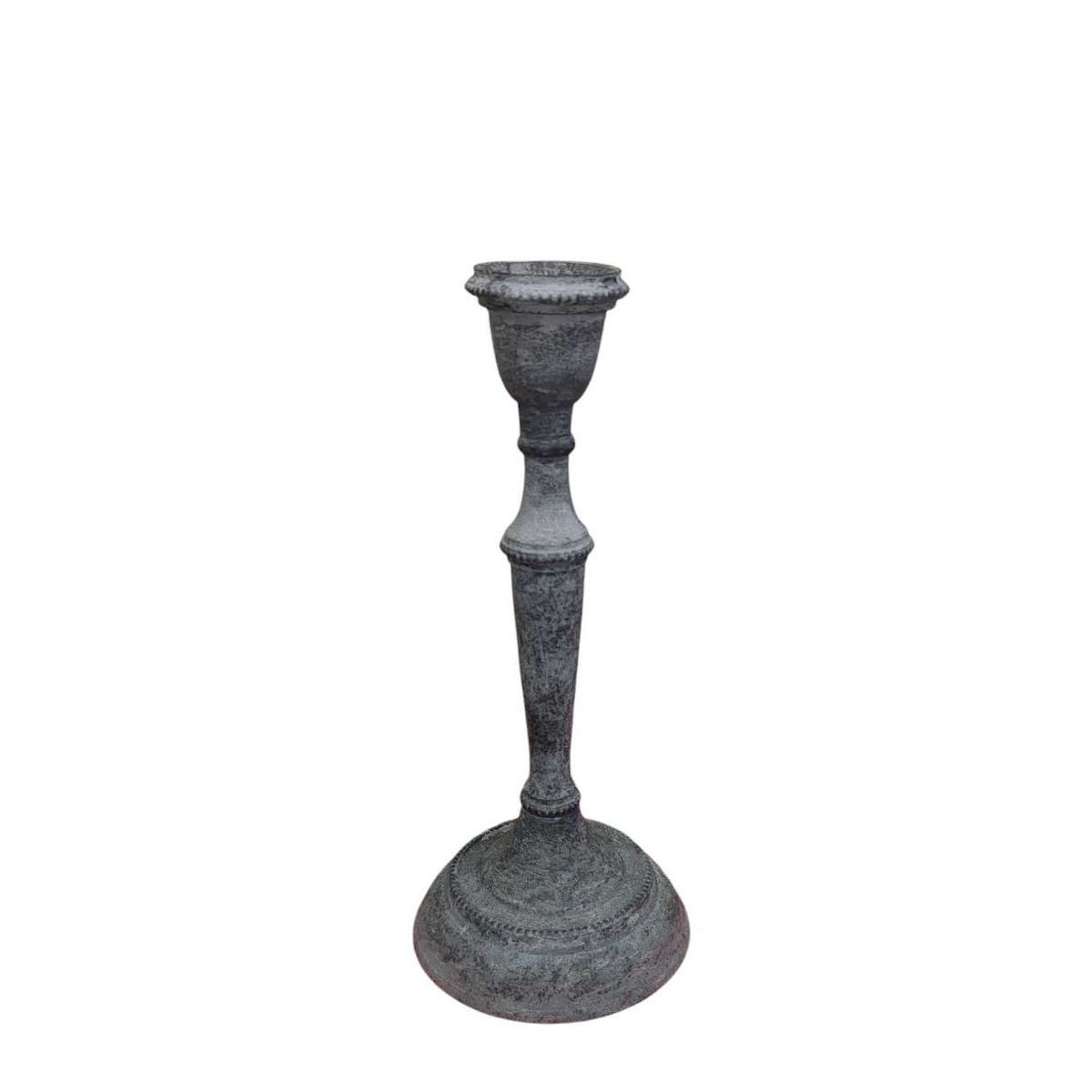sia-deco-nora-aspen-bougeoir-acier-gris-23-cm image 1