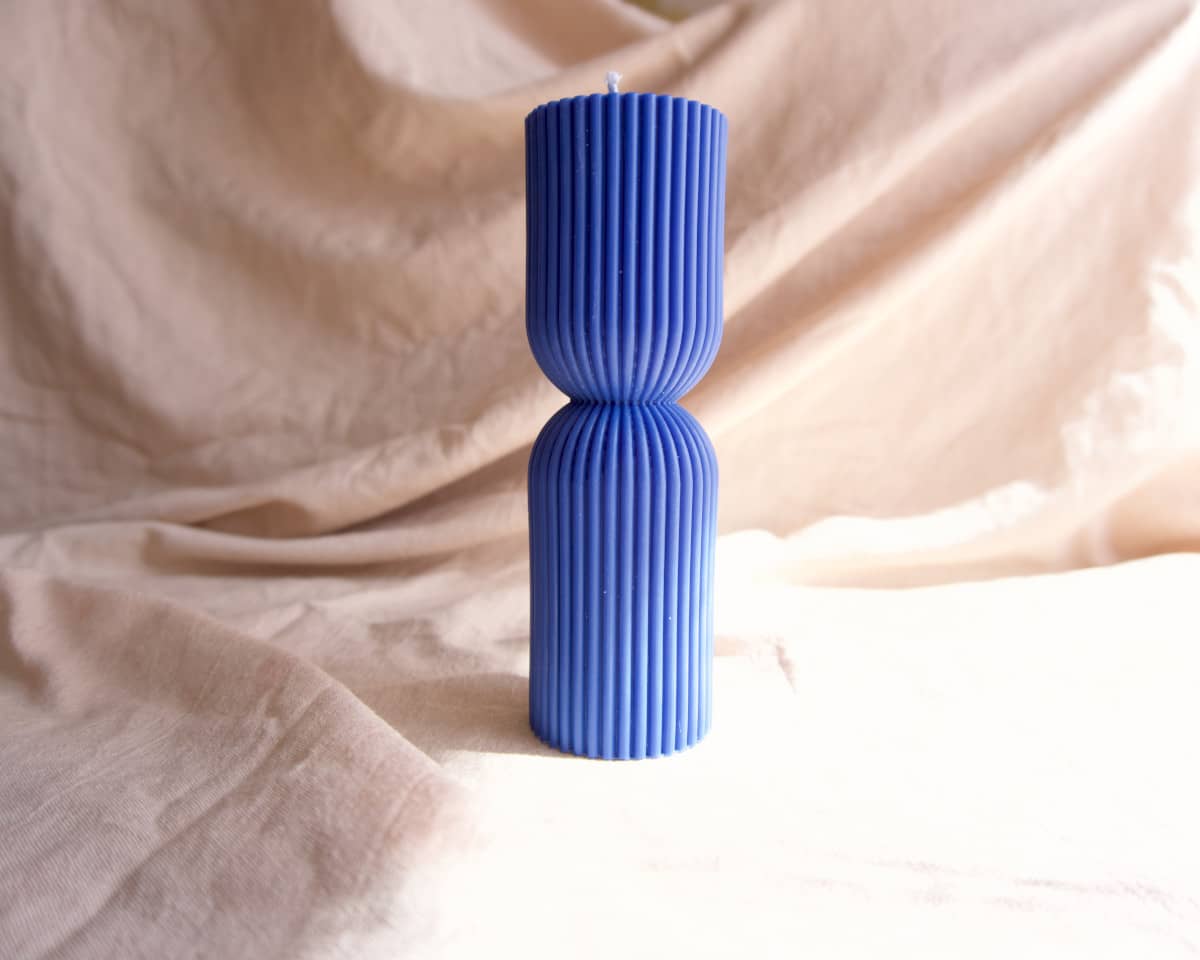 am-cla-colonne-bleue-bougie-d-corative-bleue-17-5-cm-cire-v-g-tale image 6