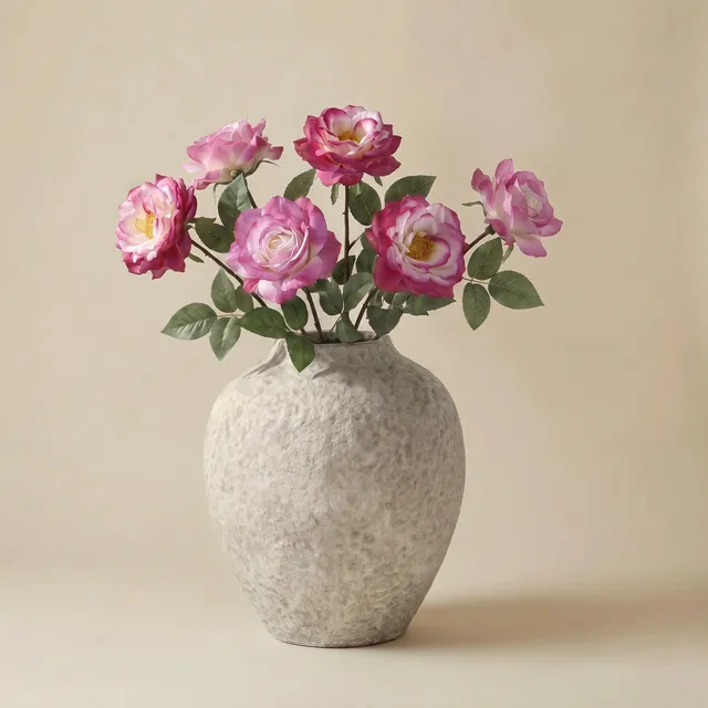 sia-deco-sophie-bouquet-roses-artificielles-6-tiges image 1