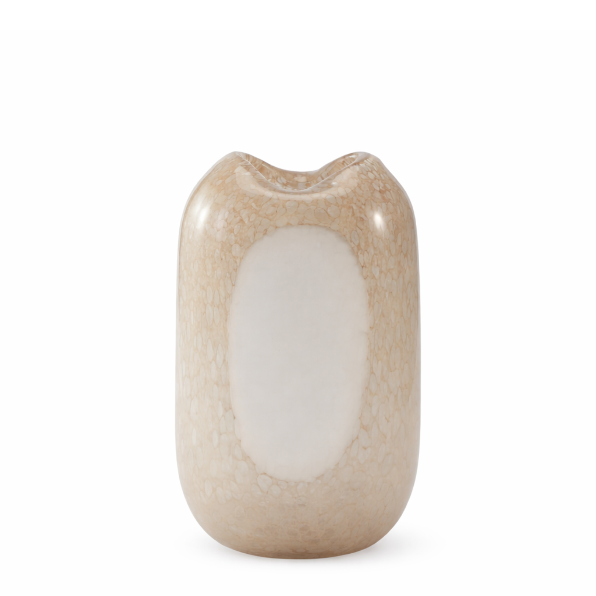 sia-deco-antica-opale-vase-verre-32-cm-beige image 1
