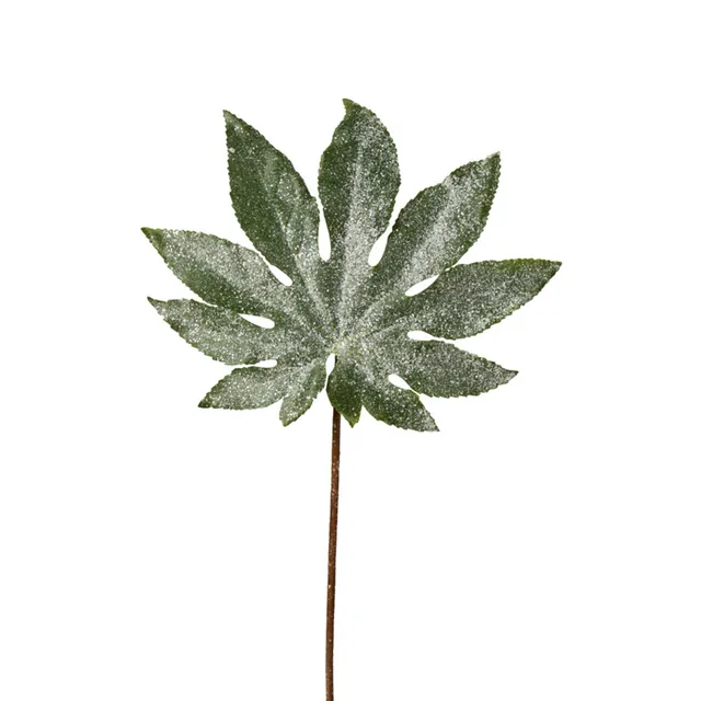 sia-deco-noah-feuille-aralia-paillet-e-tige-verte-60-cm image 1