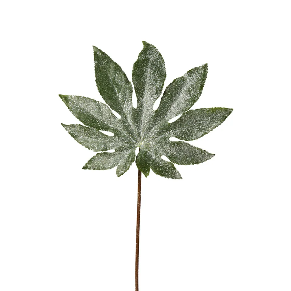 sia-deco-noah-feuille-aralia-paillet-e-tige-verte-60-cm image 1