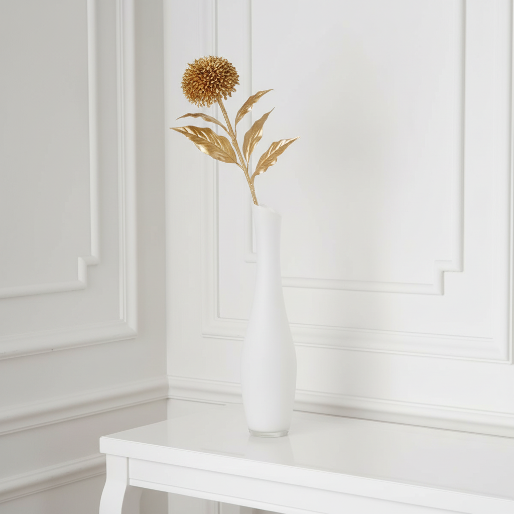 sia-deco-noah-tige-de-zinnia-fleur-artificielle-dor-70-cm image 2