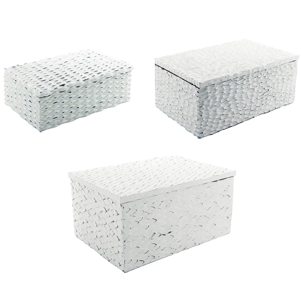 sia-deco-charlie-bo-tes-momento-blanc-lot-de-3 image 1