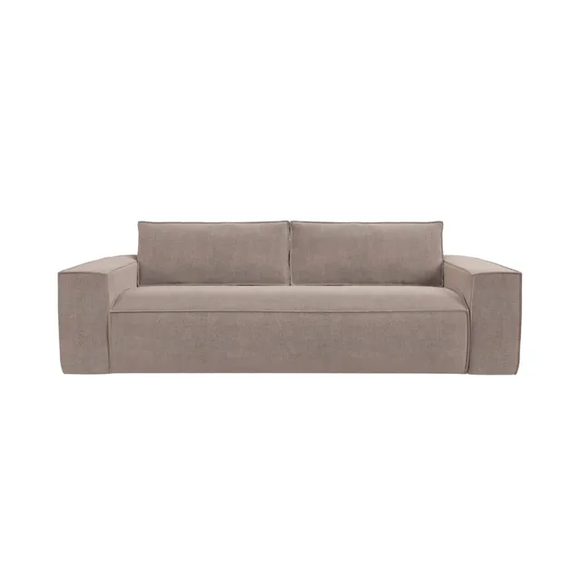 sia-deco-joan-canap-convertible-taupe-couchage-160-matelas image 1
