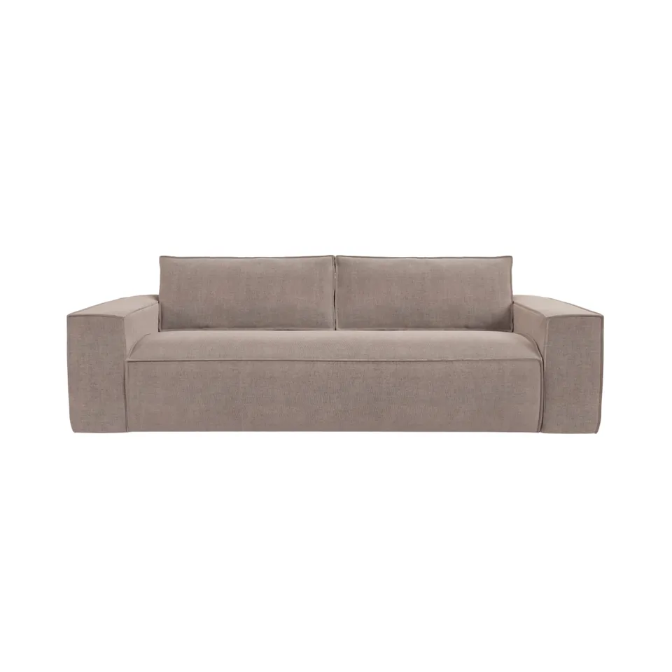sia-deco-joan-canap-convertible-taupe-couchage-160-matelas image 1